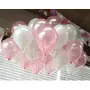Products HD Metallic Finish Balloons for Brthday / Anniversary Party Decoration ( Pink White ) Pack of 100, 5 image
