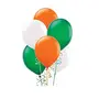 Products Orange White & Green Colour Premium Balloon Special for Independence Day/Republic Day Decoration Tri-Colour Balloon/Tiranga Balloon (Pack of 30), 2 image