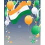 Products Orange White & Green Colour Premium Balloon Special for Independence Day/Republic Day Decoration Tri-Colour Balloon/Tiranga Balloon (Pack of 30), 3 image