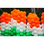 Products Orange White & Green Colour Premium Balloon Special for Independence Day/Republic Day Decoration Tri-Colour Balloon/Tiranga Balloon (Pack of 30), 4 image