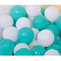 Themez Only P0355 Pastel Color Balloons for Decoration - Pack of 50 pcs (Teal and White), 2 image