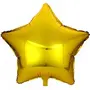 50898 Aged to Perfection Whiskey Bottle Super Shape Mylar Foil Balloon with Star Balloons Golden and Black Pack of 5 Pcs, 2 image