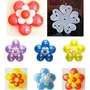 12 Pcs Portable Flower Shape Balloon Clips Holder for Wedding Event Decorations Brthday Party Supplies, 4 image
