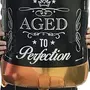 50898 Aged to Perfection Whiskey Bottle Super Shape Mylar Foil Balloon with Star Balloons Golden and Black Pack of 5 Pcs, 4 image
