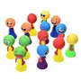 Funny Jump ELF Toys for KDs 12pcs (Brthday Return Gift) + 10pcs Mix Printed Balloons.