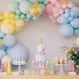 50 Multicolor Pastel Macaroon Macaron Candy Toy Balloons for Brthdays Small Showers Theme Parties and Event Decorations( Pastel Balloons), 3 image
