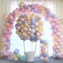 50 Multicolor Pastel Macaroon Macaron Candy Toy Balloons for Brthdays Small Showers Theme Parties and Event Decorations( Pastel Balloons), 2 image