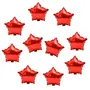 Pack of 10 Red Star Shape Foil Balloons for Brthday Parties 16 Inch (Red Star 10), 2 image