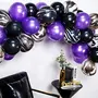 Black and Purple Balloons 40 pcs 12 Inch Pearl Purple Balloons Marble Balloons Purple and Black Balloons Royal Purple Balloons for Purple Party Decorations, 3 image