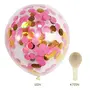 Party Hub® Balloons with Pink Colored Pre-Filled Confetti (Set of 12), 2 image