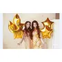 18" inches Golden Star Shape Party Decorative Foil Balloon - Pack of 10 Pcs (71301), 5 image