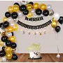 Happy Anniversary Decoration Items with LED Photo Banner Balloons Cake Topper Glue Dot 73Pcs Set for 1st 5Th25th Party Room Decoration Combo Set/Couple WeddingMarriage Celebration, 2 image