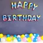 "Happy Brthday" 13 Letters Set Foil Balloon (Rainbow), 4 image