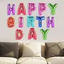 "Happy Brthday" Foil Balloon (Pack of 13 Letters Multi), 3 image