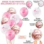 Latex and Confetti Balloons Combo Bridal Party Bachelorette Party Bridal Shower Mehandi Haldi Photo Booth Props Backdrop, 3 image