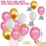 Girls Happy Brthday Balloons Banner Curtains Decorations Kit- 91Pcs for Girl KDs Small First Bday Decoration Items/Home Room Decor/Wife Women Celebration/Princess Quarantine Theme Pink, 4 image