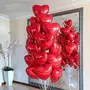 18 inch Air-Filled Foil Balloons for Brthday | Anniversary | Wedding Party Decoration Pack of 5 (5Pcs Redhert), 3 image