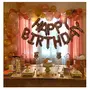 "Happy Brthday" 13 Letters Set Foil Balloon (Rose Gold), 6 image