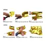 "Happy Brthday" Foil Balloon (Pack of 13 Letters Gold), 6 image