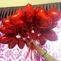 18 inch Air-Filled Foil Balloons for Brthday | Anniversary | Wedding Party Decoration Pack of 5 (5Pcs Redhert), 2 image