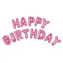Happy Brthday Foil Balloon Pink (PB-005 Pack of 13 Letters), 3 image