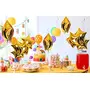 18" inches Golden Star Shape Party Decorative Foil Balloon - Pack of 10 Pcs (71301), 2 image