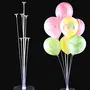 Balloon Stand Set of Clear Table Desktop Balloon Holder with 7 Balloon Sticks 7 Balloon Cups and 1 Balloon Base for Brthday | Wedding Party Holidays Anniversary Decorations