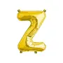 16" Alphabet Letter Shape Golden foil Balloon (Z Letter) for College Party Decorations