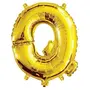 16" Alphabet Letter Shape Golden foil Balloon (Q Letter) for Corporate Events Decorations