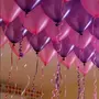 HD Big Size 50 pcs Metallic/Latex Purple and Pink Balloons Theme Party Party Decoration Brthday Party Pack of 50 Balloons, 4 image