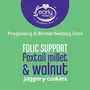 Organic Walnut Foxtail Millet Cookies Healthy Pregnancy & Breast-Feeding Snack 150g | Millet Biscuits, 10 image