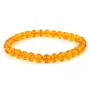 Reiki Crystal Products Natural Citrine Bracelet Crystal Stone 6 mm Round Bead Bracelet for Reiki Healing and Crystal Healing Stones, 4 image