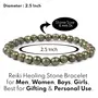 Reiki Crystal Products Natural Pyrite Bracelet Crystal Stone 6mm Faceted Bracelet for Reiki Healing and Crystal Healing Stones, 2 image