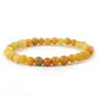Reiki Crystal Products Natural Yellow Jasper Bracelet Crystal Stone 6 mm Round Bead Bracelet for Reiki Healing and Crystal Healing Stones, 4 image
