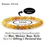 Reiki Crystal Products Natural Yellow Jasper Bracelet Crystal Stone 6 mm Round Bead Bracelet for Reiki Healing and Crystal Healing Stones, 2 image