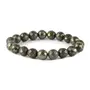Reiki Crystal Products Natural Pyrite Bracelet Crystal Stone 10mm Faceted Bracelet for Reiki Healing and Crystal Healing Stones, 5 image