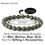Reiki Crystal Products Natural Pyrite Bracelet Crystal Stone 8mm Faceted Bracelet for Reiki Healing and Crystal Healing Stones, 2 image