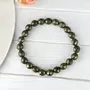 Reiki Crystal Products Natural Pyrite Bracelet Crystal Stone 8mm Faceted Bracelet for Reiki Healing and Crystal Healing Stones, 5 image