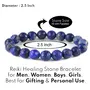 Reiki Crystal Products Natural AAA Lapis Lazuli Bracelet Crystal Stone 10mm Faceted Bracelet for Reiki Healing and Crystal Healing Stones, 2 image