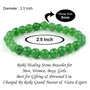 Reiki Crystal Products Natural AA Green Jade Bracelet Crystal Stone 8mm Round Bead Bracelet for Reiki Healing and Crystal Healing Stones, 2 image