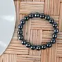 Reiki Crystal Products Natural Hematite Bracelet Crystal Stone 10mm Round Bead Bracelet for Reiki Healing and Crystal Healing Stones, 6 image