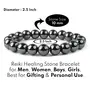 Reiki Crystal Products Natural Hematite Bracelet Crystal Stone 10mm Round Bead Bracelet for Reiki Healing and Crystal Healing Stones, 2 image