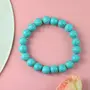 Reiki Crystal Products Natural Turquoise  SYN Bracelet Crystal Stone 8mm Round Bead Bracelet for Reiki Healing and Crystal Healing Stones, 6 image