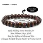 Reiki Crystal Products Natural Wooden Bracelet Crystal Stone 8mm Round Bead Bracelet for Reiki Healing and Crystal Healing Stones, 2 image