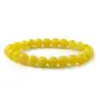 Reiki Crystal Products Natural Yellow Jade Bracelet Crystal Stone 8mm Round Bead Bracelet for Reiki Healing and Crystal Healing Stones, 4 image