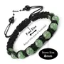 Reiki Crystal Products Natural Green Jade Bracelet Crystal Stone Thread Bracelet for Reiki Healing and Crystal Healing Stones, 2 image