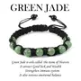 Reiki Crystal Products Natural Green Jade Bracelet Crystal Stone Thread Bracelet for Reiki Healing and Crystal Healing Stones, 4 image
