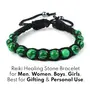 Reiki Crystal Products Natural Malachite SYN Bracelet Crystal Stone Thread Bracelet for Reiki Healing and Crystal Healing Stones, 3 image