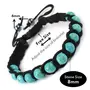 Reiki Crystal Products Natural Turquoise  SYN Bracelet Crystal Stone Thread Bracelet for Reiki Healing and Crystal Healing Stones, 2 image