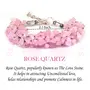 Reiki Crystal Products Natural Rose Quartz Bracelet Crystal Stone Chip Bead Bracelet for Reiki Healing and Crystal Healing Stones, 2 image